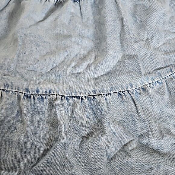 American Eagle Outfitters Blue Tiered Bubble Skirt - Picture 14 of 16